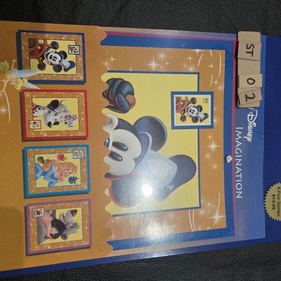 The Art of Disney Imagination 4 8 x 10 prints/stamps - Picture 1 of 2